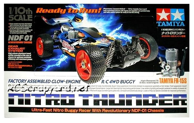 Tamiya Nitro Thunder - 1:10 Nitro RC Buggy