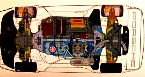 Tamiya Porsche 911 GT1 TGX Mk1 Chassis