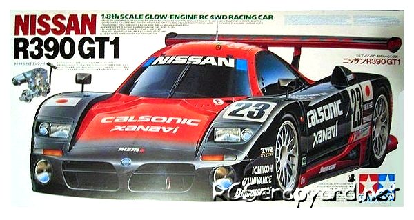 Tamiya Nissan R390 GT1 - 44007 - 1:8 Nitro On Road