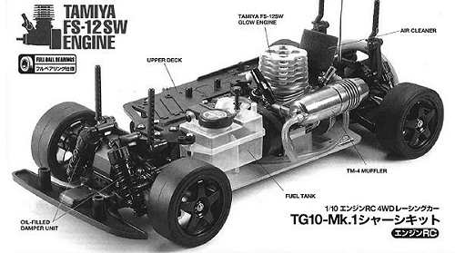 Tamiya 44020 TG10 Mk1 Chassis