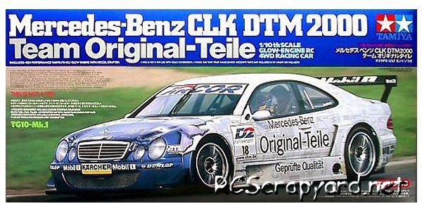 Tamiya Mercedes Benz CLK DTM 2000 Original Teile - 44028 - 1:10 Nitro On Road