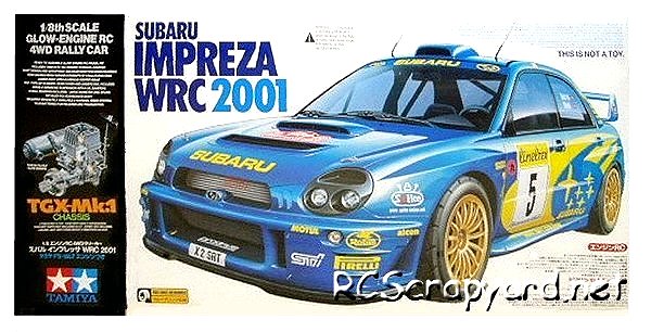Tamiya Subaru Impreza WRC 2001 - 44031 - 1:8 Nitro On Road