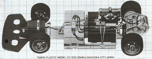 Tamiya Lamborghini Countach LP500S #58005 Chassis