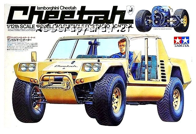 Tamiya Lamborghini Cheetah - #58007 - 1:12 Elektrisch Model