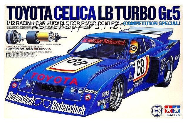 Tamiya Toyota Celica LB Turbo Gr.5 (CS) - #58009 - 1:12 Electric Model