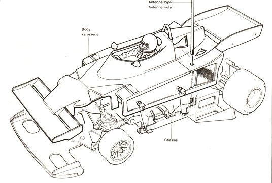 Tamiya Ligier JS9 Matra #58010 Bodyshell