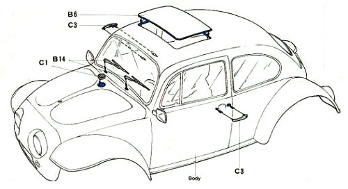 Tamiya Sand Scorcher #58016 Bodyshell