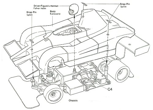 Tamiya Can Am Lola #58021 Bodyshell