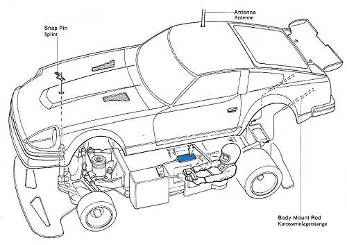 Tamiya Datsun 280ZX  #58022 Body Shell