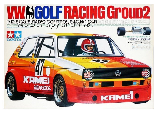 Tamiya VW Golf Racing Group 2 (CS) - #58025 - 1:12 Eléctrico Model