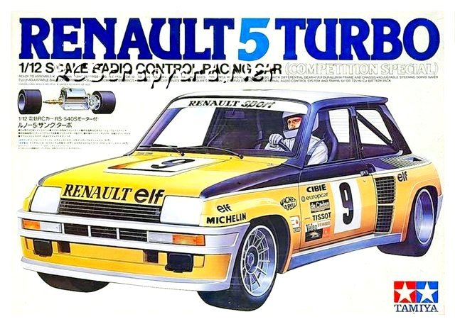 Tamiya Renault 5 Turbo (CS) - #58026 - 1:12 Électrique Model