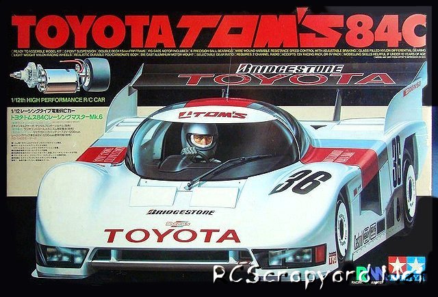 Tamiya Toyota Tom's (RM Mk-6) - #58049 - 1:12 Elektro Model