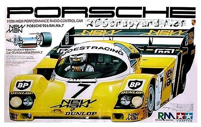 Tamiya Newman Porsche 956 (RM Mk-7) - #58052 - 1:12 Elettrico Model