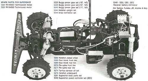 Tamiya Super Shot #58054 Chassis