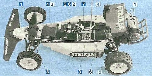 Tamiya Striker #58061 Chassis