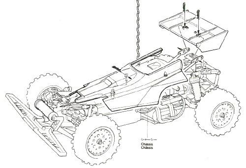 Tamiya Hot Shot II #58062 Body Shell