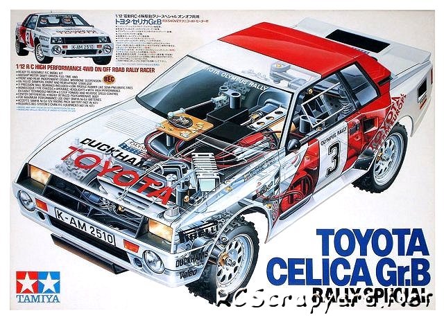 Tamiya Toyota Celica Gr.B Rally Special - #58064 - 1:12 Electric Model