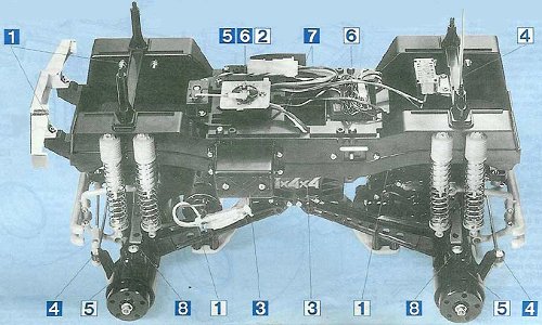 Tamiya Clod Buster #58065 Chassis