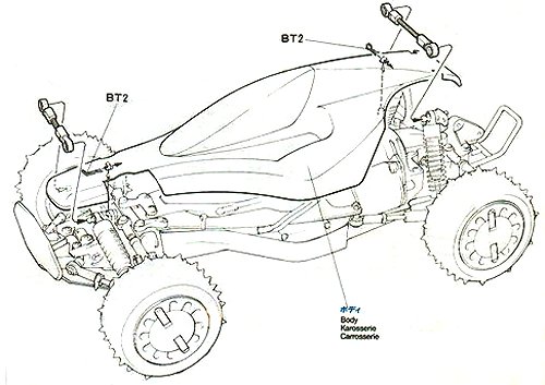 Tamiya Avante #58072 Body Shell