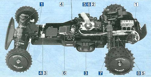 Tamiya Madcap #58082 Chassis