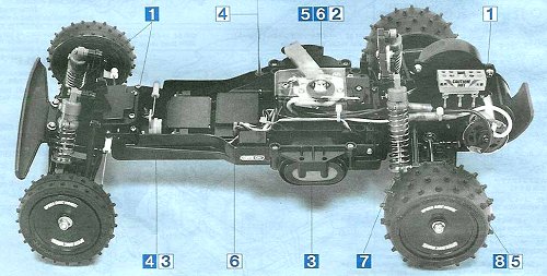 Tamiya Saint Dragon #58083 Chassis