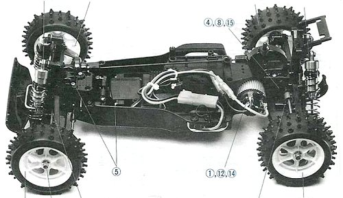 Tamiya Manta Ray #58087 Chassis