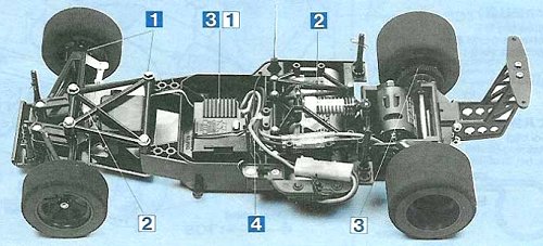 Tamiya Mercedes Benz C11 #58088 Chassis