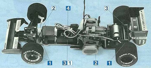 Tamiya Lotus 102B Judd #58095 Chassis