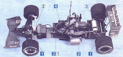 Tamiya Jordan-191 #58103 F101 Chassis