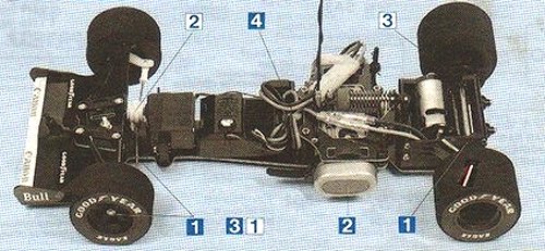 Tamiya Williams FW14 Renault #58105 F102 Chassis