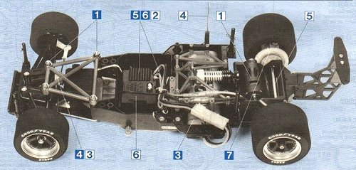 Tamiya Nissan R91CP #58109 Group-C Chassis