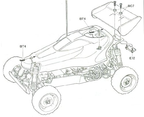 Tamiya Terra Conqueror #58115 DF01 Body Shell