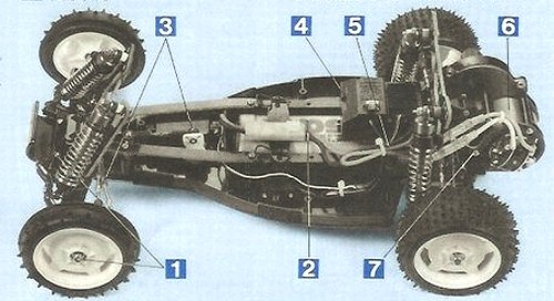 Tamiya Dyna Storm #58116 Chassis