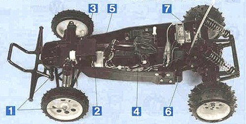 Tamiya Super Hornet #58124 Chassis