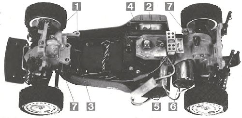 Tamiya Michelin Pilot Ford Escort RS Cosworth #58125 TA-01 Chassis