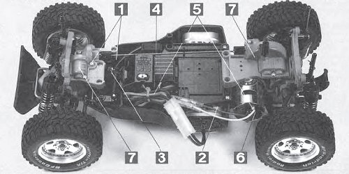 Tamiya Toyota Prerunner #58136 TA01/TA02 Chassis