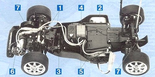 Tamiya Renault Clio Williams #58138 FF01 Chassis