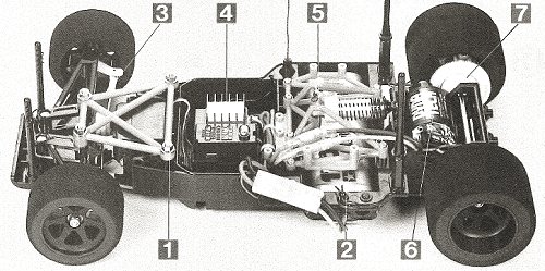 Tamiya Daytona Thunder #58153 Group-C Chassis