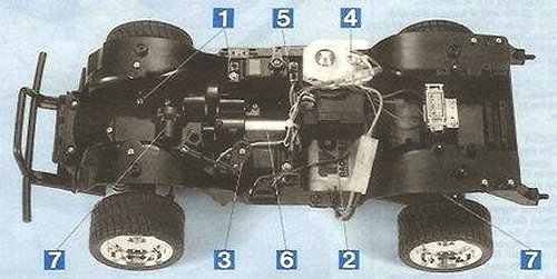 Tamiya Isuzu Mu Type X #58166 CC01 Chassis