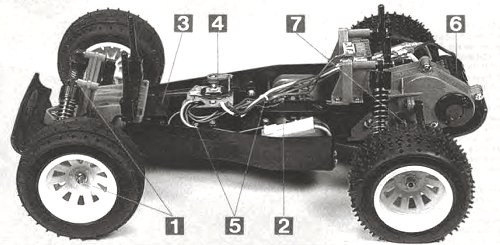 Tamiya Stadium Thunder #58181 Chassis