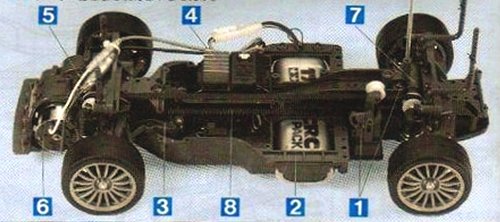 Tamiya Audi A4 STW #58182 TA-03F Chassis