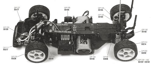 Tamiya JACCS Honda Accord #58190 FF01 Chassis