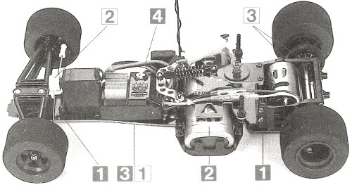 Tamiya F103RX Chassis #58194