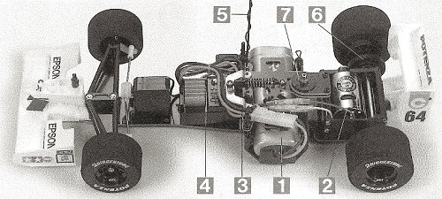 Tamiya PIAA Nakajima Reynard 97D #58198 F103 Chassis