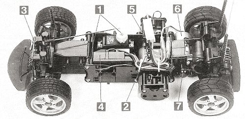 Tamiya Porsche 911 Carrera #58208 M-02L Chassis