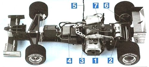 Tamiya Ferrari F310B #58213 F103RS Chassis