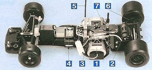 Tamiya Toyota GT-One TS020 #58229 F103RS Chassis