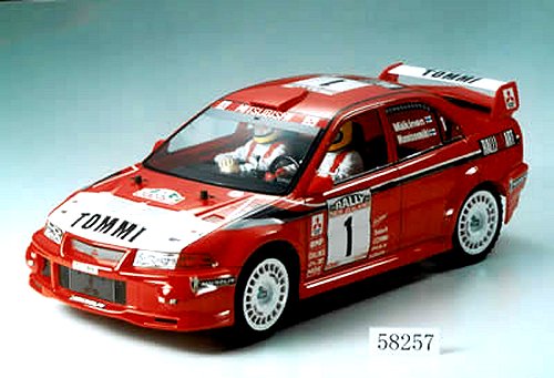 Tamiya Mitsubishi Lancer Evolution VI WRC #58257 TB-01 Body Shell