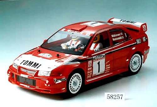 Tamiya Mitsubishi Lancer Evolution VI WRC #58257 TB-01 bodyshell