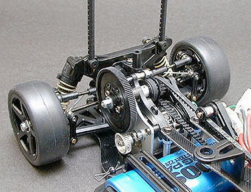 Tamiya TA04-Pro Chassis #58261 Rear